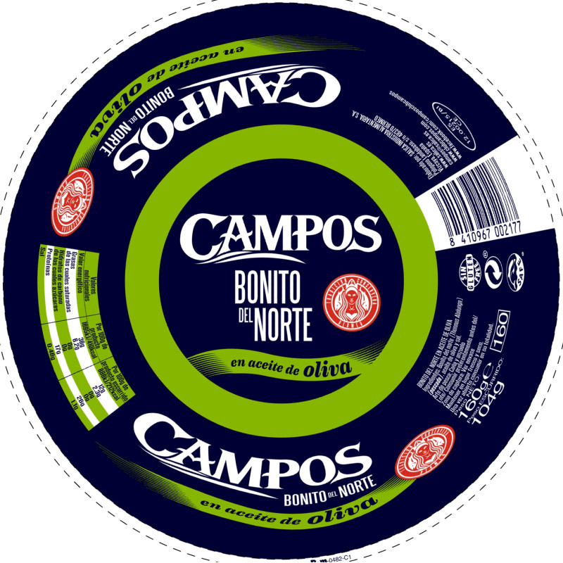 BONITO EN ACEITE DE OLIVA RO-160